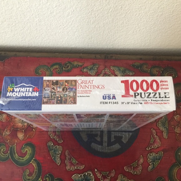 1000 Piece Jigsaw Puzzle- GREAT PAINTINGS - Picture 9 of 9